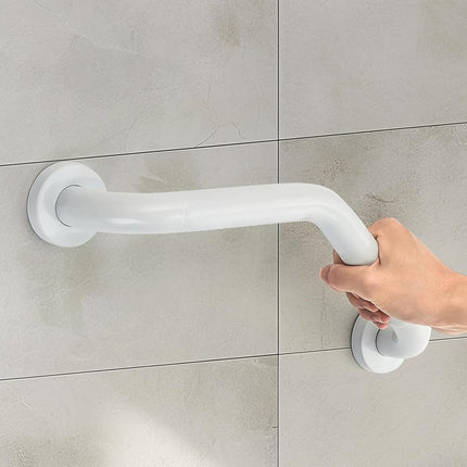 Grab Bars for Shower, 2 Pack, 16 Inch Angled Anti-Slip, White