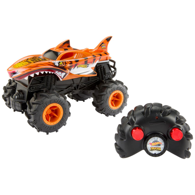 Hot Wheels Monster Trucks HW Tiger Shark RC, Remot