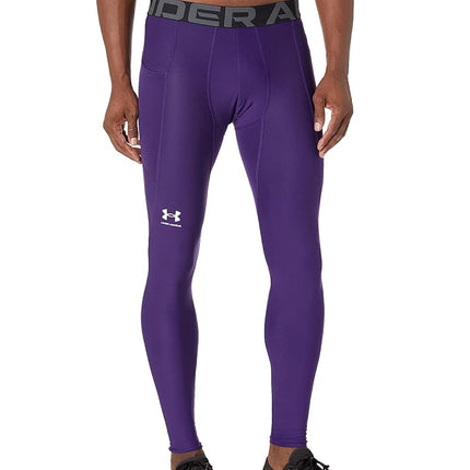 Under Armour Men's Armour HeatGear Leggings, Purpl