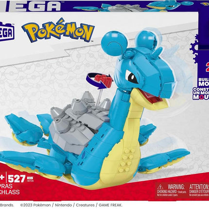 MEGA Pokémon Lapras: Mechanische, detailreiche Lapras-Figur Zum Zusammenbauen mit Einer Größe von Circa 18 cm