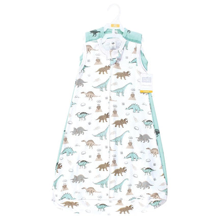 Hudson Baby Gigoteuse à manches longues en coton pour bébé, motif dinosaure sans manches, 3-9 mois