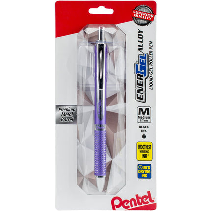 Pentel EnerGel Alloy RT Premium Liquid Gel Pen, 0.