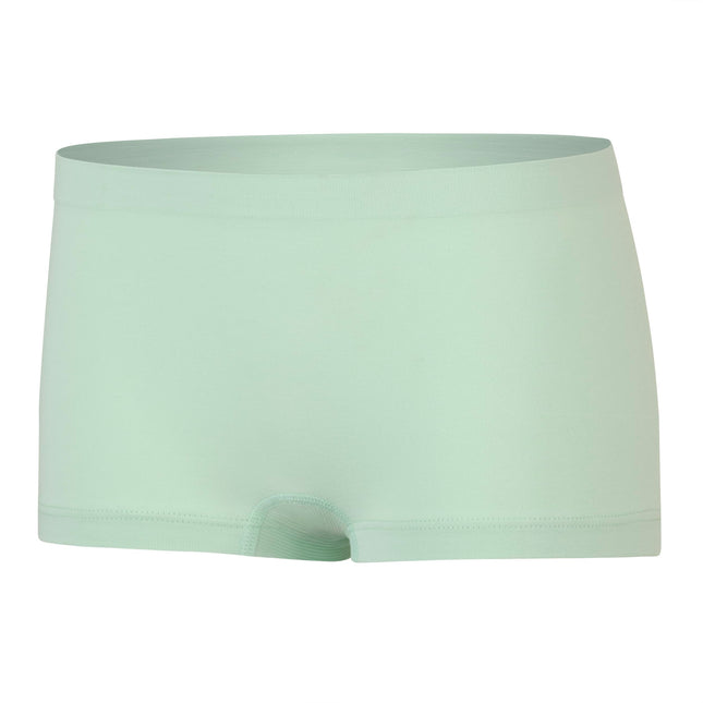 Culottes garçonnes Hanes pour filles, culottes sans couture confortables pour adolescentes, assorties mode, paquet de 6, ivoire, menthe, rose, prune, grande taille