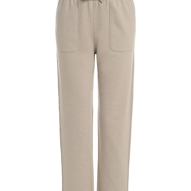 IZOD Boys' School Uniform Sensory-Friendly Knit Pant, Khaki, 6-7