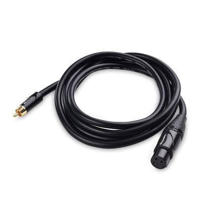 Cable Matters Cable XLR no balanceado a RCA / Cable de audio XLR hembra a RCA macho - 1.8 metros