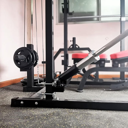 T Bar Row Platform Landmine Attachments for Squate Rack or Wall Mount Fits 2-inch Olympic Barbell, Landmine Base Gym Equipment, Power Cage Landmine for Almost of Power Rack (Style 2)