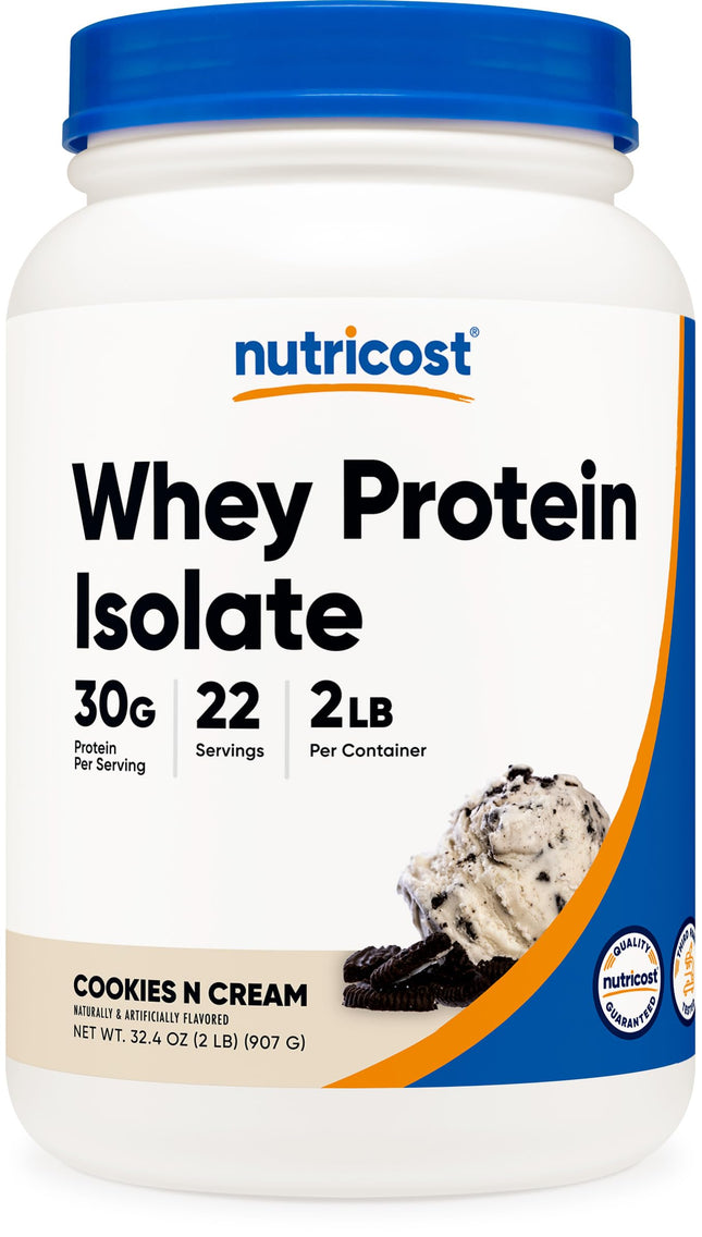 Nutricost Whey Protein Isolate (Cookies N Cream, 2