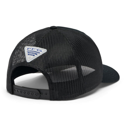 Columbia Unisex PFG Fish Flag Mesh Snap Back, Snap Back Cap, Black/Black/Cool Grey, One Size
