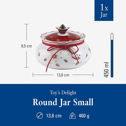 Villeroy & Boch – Toy's Delight Box Small, Cookie Jar, Food Storage for Sweets, Premium Porcelain