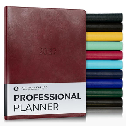 Gallery Leather Professional Planner 2026-2027 Aca