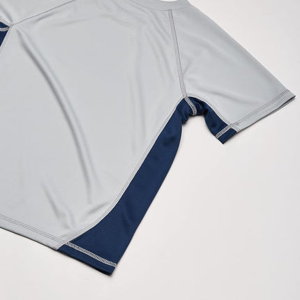Kanu Surf Boys' Short Sleeve UPF 50+ Rashguard Swim Shirt, Cb Grey, 3T