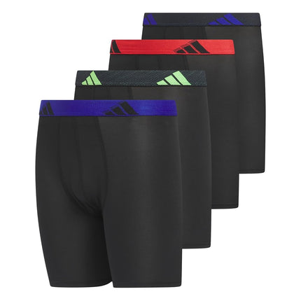 adidas Boys', Black/Signal Green, M