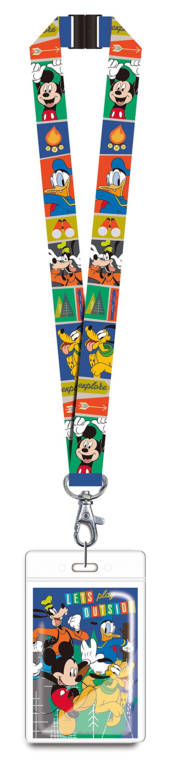 Disney Mickey & Gang Lanyard Novelty and Amusement