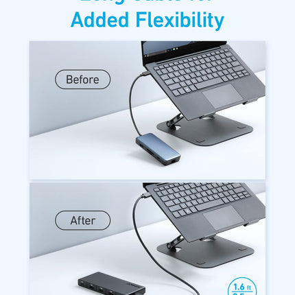 Anker USB C Hub (10-in-1), Dual Monitor with 4K HDMI, Max 100W Power Delivery, Dual 4K HDMI Ports, 4 USB-A/USB-C Data Ports, Ethernet and SD Card Reader for Dell Laptop, ThinkPad, and More