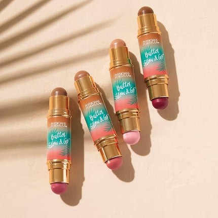 Physicians Formula Butter Glow & Go Multiuse Stick - Ultra-Creamy Formula with Murumuru Butter, Radiant Finish, Cruelty-Free - Beach Bum Plum