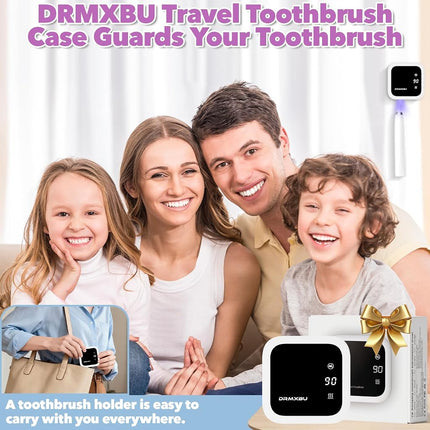 Toothbrush Sanitizer Holder, DRMXBU UV Electric Toothbrush Cleaner Case