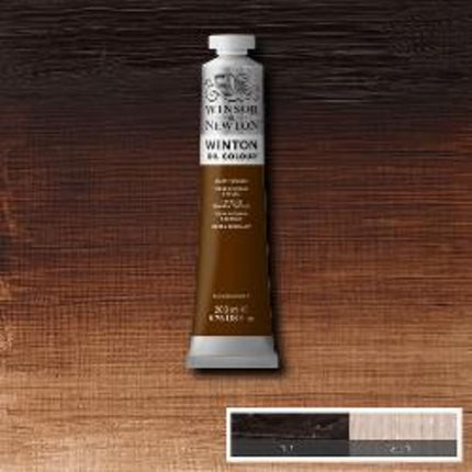 Winsor & Newton Winton 200ml Oil Colour - Burnt Umber,1437076