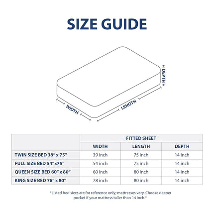 Cathay Luxury Silky Soft Polyester Single Fitted Sheet, Twin Size, White