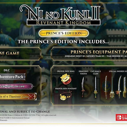 Ni No Kuni II: Revenant Kingdom Prince's Edition (Nintendo Switch)