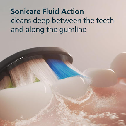 Philips Sonicare Genuine W DiamondClean Replacement Toothbrush Heads, 3 Brush Heads, White, HX6063/65
