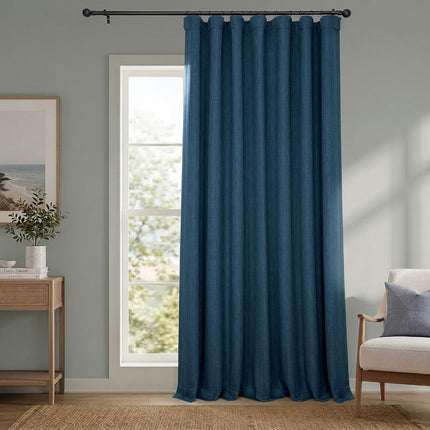 HPD Half Price Drapes Faux Linen Textured Room Dar