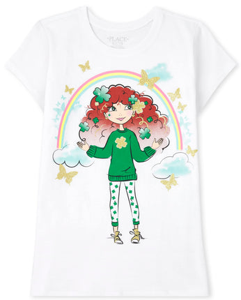 The Children's Place Girls' Short Sleeve Graphic T