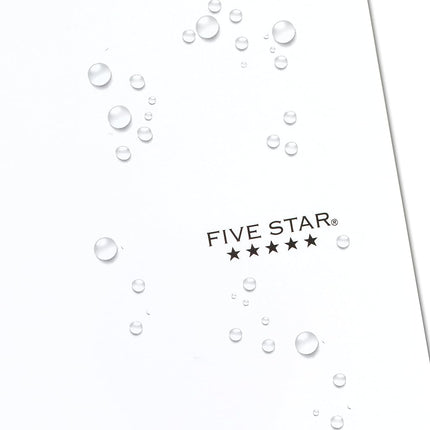 Cuadernos de espiral Five Star + aplicación de estudio, paquete de 2, 1 materia, papel con rayas universitarias, 200 hojas, 27,94 cm x 21,59 cm, blanco, morado amatista (820186-ECM)