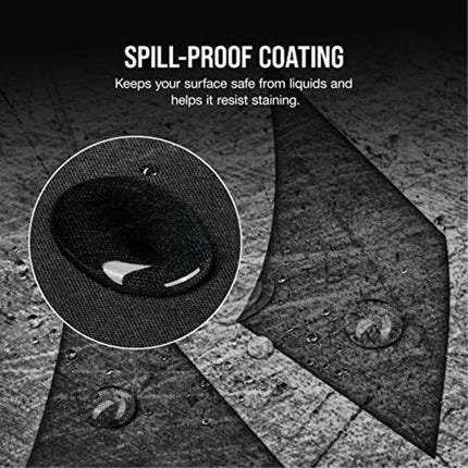 Corsair MM300 PRO Premium Spill-Proof, Stain-Resistant Cloth Gaming Mouse Pad (93 x 30 cm Surface, Micro-Weave Fabric, 3 mm Thick Plush Rubber, Durable Anti-Fray Edges) Extended, Black/Grey
