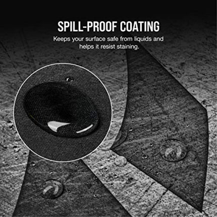 Corsair MM300 PRO Premium Spill-Proof, Stain-Resistant Cloth Gaming Mouse Pad (93 x 30 cm Surface, Micro-Weave Fabric, 3 mm Thick Plush Rubber, Durable Anti-Fray Edges) Extended, Black/Grey