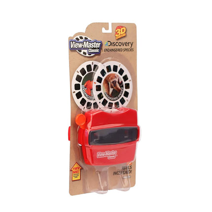 Basic Fun 2063 Viewmaster Discovery Kids Endangered Species, Red, for 3 years to 18 years
