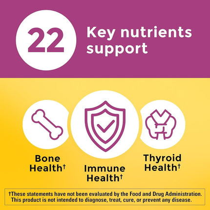 Nature Made Multi For Her 50+ Multiple Vitamin and Mineral, 90 Tablets (Pack of 3)