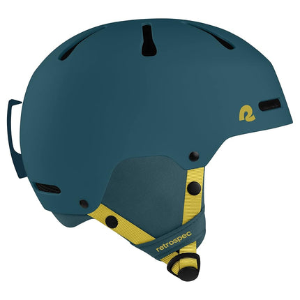 Retrospec Comstock Youth Ski & Snowboard Helmet for Kids - Durable ABS Shell, Protective EPS Foam & Cooling Vents - Adjustable Fit for Boys & Girls - Matte Superior Blue, 48-51cm X-Small, 4802