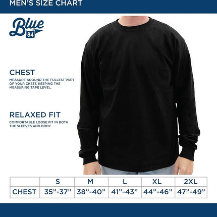 Blue 84 Men's Team Color Icon Long Sleeve T Shirt