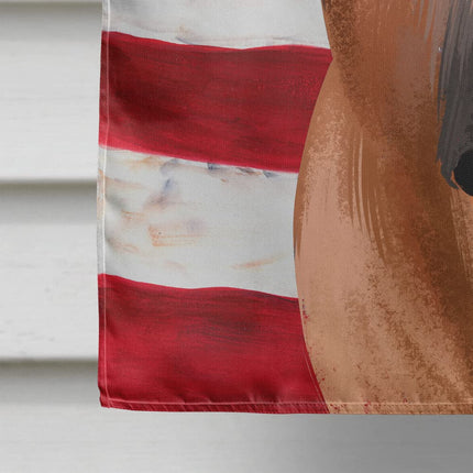 Caroline's Treasures CK6444CHF Boerboel Chien Drapeau Américain Taille Maison en Toile, Grande, multicolore