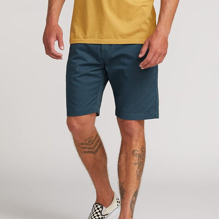 Volcom Men's Frickin Drifter 20" Chino Walk Short, Indigo-New, 34