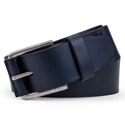 Timberland Men's Casual Leather Belt, Navy, 38