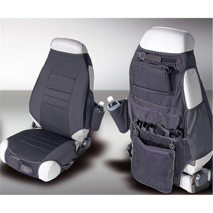 Rugged Ridge 13235.01 Seat Protector Kit, Fabric, Black; 76-06 Jeep CJ/Wrangler YJ/TJ