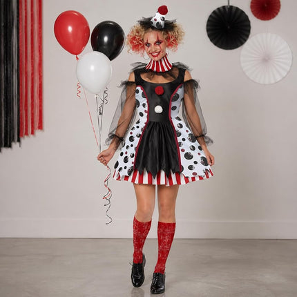 California Costumes 01435S Twisted Clown humorous Adult Sized Costumes, Black, S