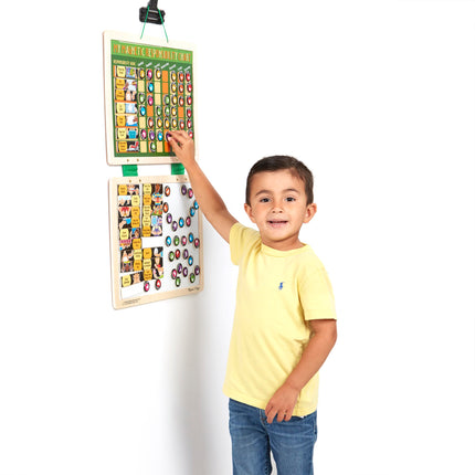 Melissa & Doug Flair Gráfico magnético de responsabilidad, multicolor, 3789