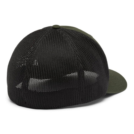 Columbia Unisex's Tree Flag Mesh Ball Cap, Greenscape/Black, X-Large