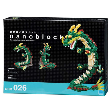 nanoblock - Animales fantásticos - Dragón (Renovación), Kit de construcción de la serie Advanced Hobby