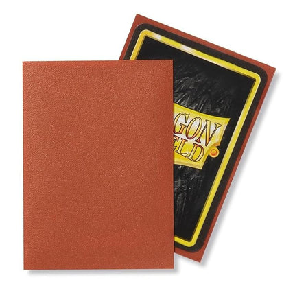 10 Packs Dragon Shield Matte Copper Standard Size 100 ct Card Sleeves Display Case