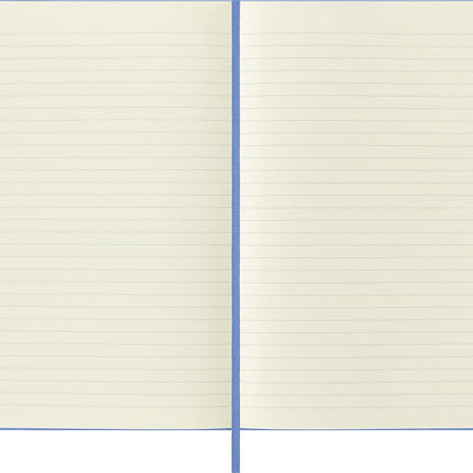 Moleskine Ruled Classic Hard Cover Notebook, Large, Hydrangea Blue
