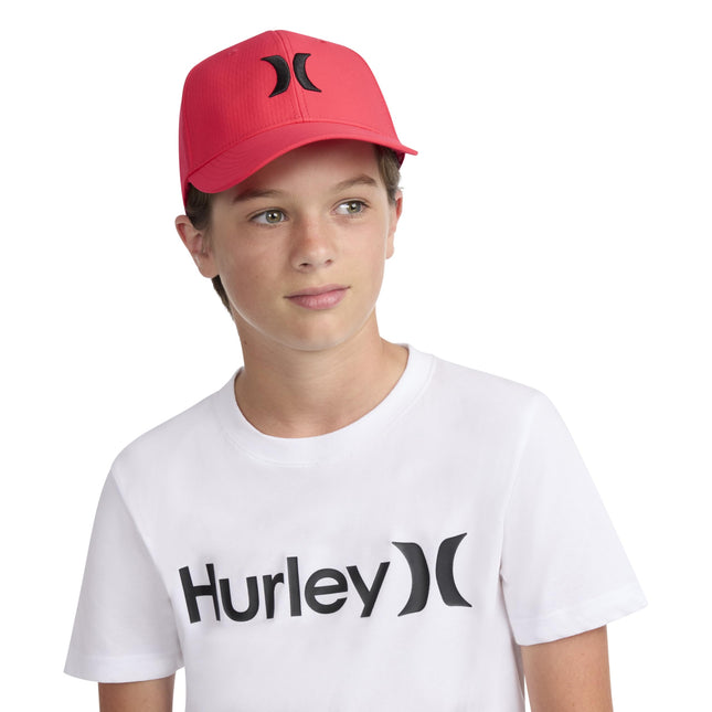 Casquette de baseball unisexe Hurley pour enfant, rouge sirène, taille unique