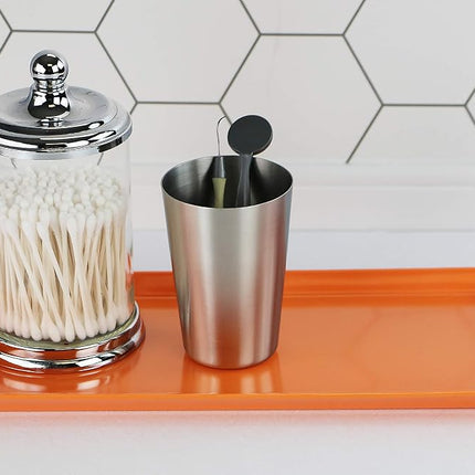 Reston Lloyd Calypso Basics by Melamine Tidbit Tray, Orange