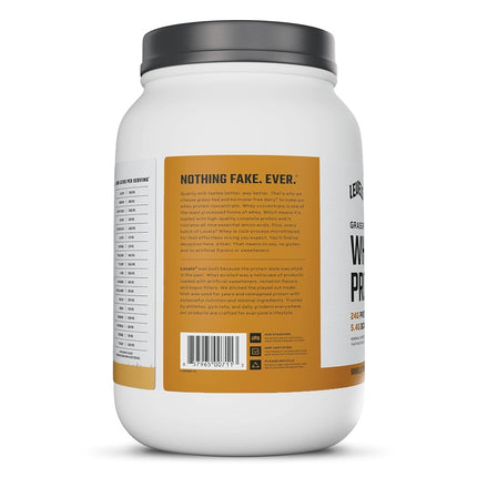 Levels 2LB Vanilla Cinnamon 100% Grass Fed Whey Protein, Undenatured, No GMOs