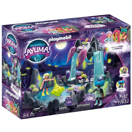 Playmobil 71032 Adventures of Ayuma Moon FAiry Lake with Mystical Waterfall, FAiry-Tale Toy, Fun Imaginative Role-Play, Playset Suitable for Children Ages 7+