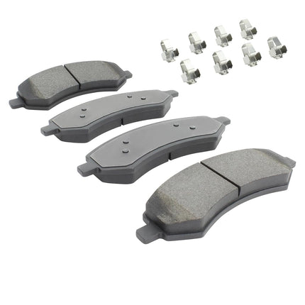 QUALITY-BUILT Premium Semi-Metallic Front Brake Pads (1001-1084M) Compatible with 2005-2024 Chrysler/Dodge/Jeep/Mitsubishi/Ram (1500/1500 Classic/Aspen/Dakota/Durango/Raider/Ram 1500/Wrangler)