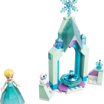 LEGO Disney Elsa’s Castle Courtyard 43199 Building Kit; A Buildable Princess Toy Created for Kids Aged 5+ (53 Pieces)