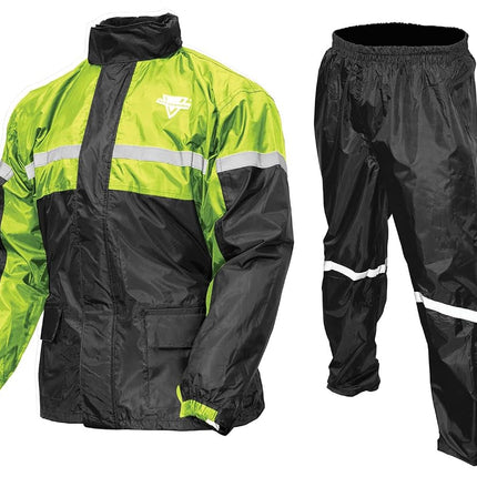 Nelson-Rigg Stormrider Rain Suit (Black/High Visib